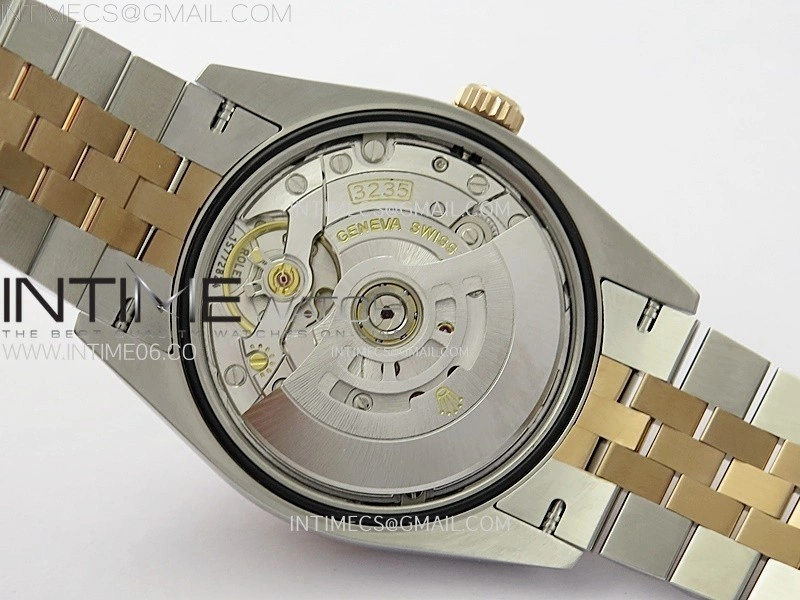 DateJust 36 126281 904L SS RG VSF 1:1 Best Edition Silver Fluted Dial Diamonds Markers on Jubilee Bracelet VS3235