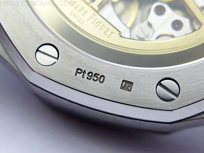 Royal Oak 41mm 15500 Frosted SS APSF 1:1 Best Edition Silver Textured Dial on Frosted SS Bracelet SA4302 Super Clone