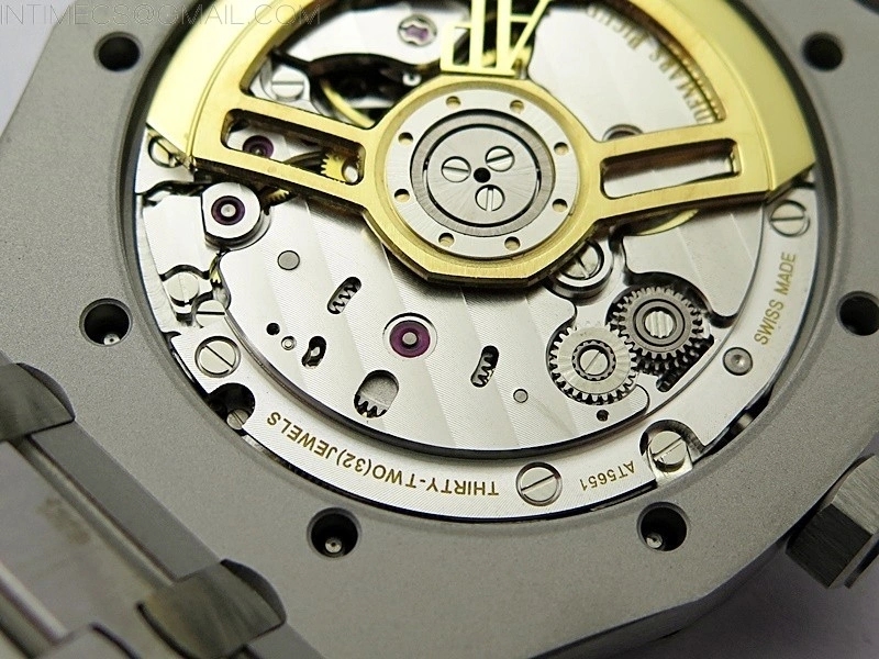 Royal Oak 41mm 15500 Frosted SS APSF 1:1 Best Edition Silver Textured Dial on Frosted SS Bracelet SA4302 Super Clone