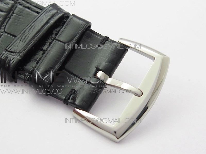 Master Square SS Ladies ZF 1:1 Best Edition White Colorful Arabic Dial on Black Leather Strap Ronda Quartz