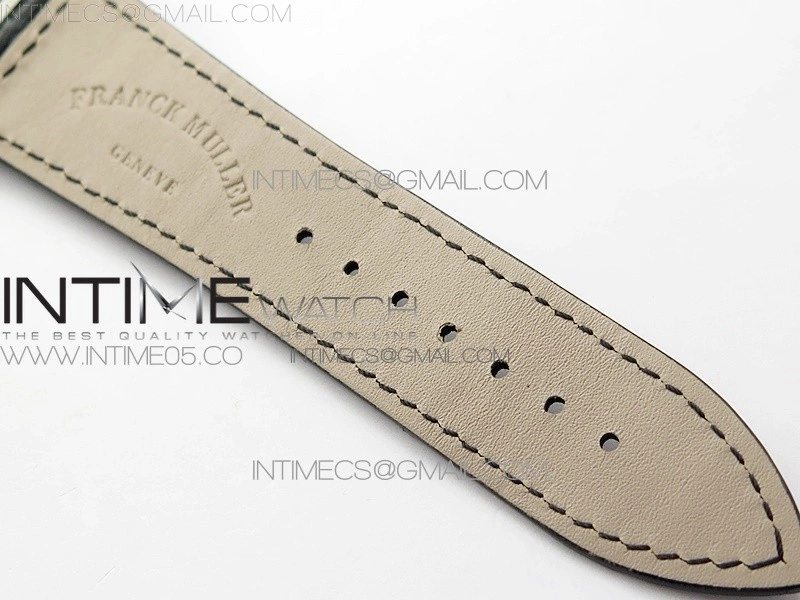 Master Square SS Ladies ZF 1:1 Best Edition White Colorful Arabic Dial on Black Leather Strap Ronda Quartz