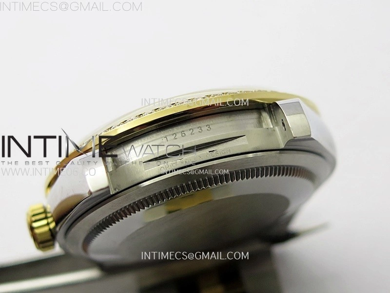 DateJust 36MM 126283 SS YG APSF 1:1 Best Edition White MOP Dial Diamond Markers on SS YG Jubilee Bracelet SA3235