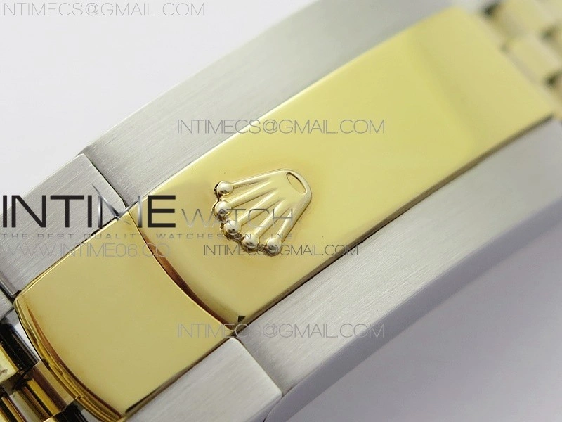 DateJust 41 126333 Wrapped SS YG 3EF 1:1 Best Edition YG Dial Crystal Markers on Wrapped SS YG Jubilee Bracelet A3235