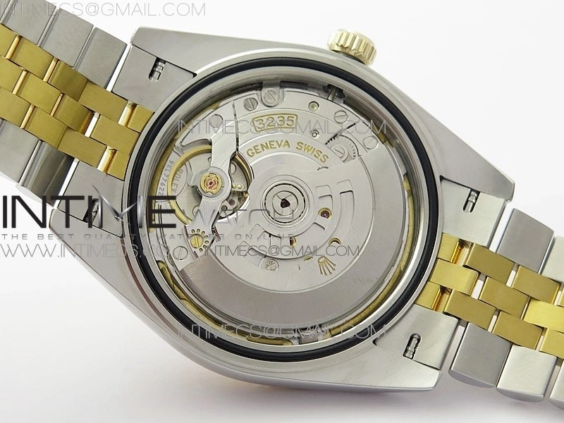 DateJust 41 126333 Wrapped SS YG 3EF 1:1 Best Edition YG Dial Crystal Markers on Wrapped SS YG Jubilee Bracelet A3235