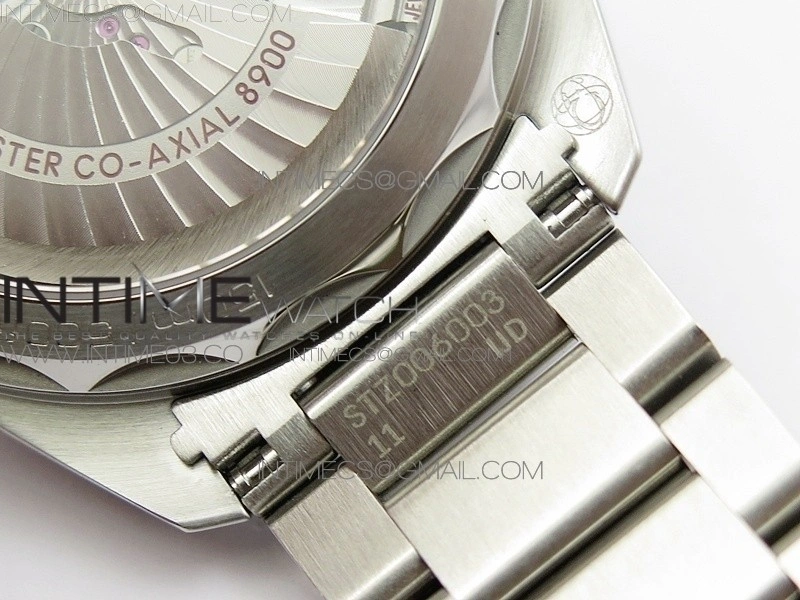 Aqua Terra 150M Master Chronometers VSF 1:1 Best Edition black dial silver second hand on SS Bracelet A8900 Super Clone