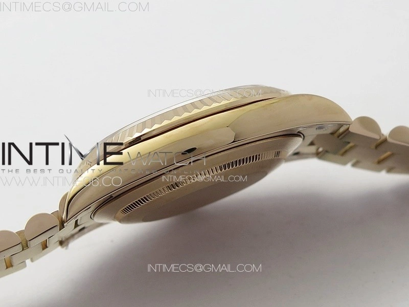DayDate 40mm 228235 GMF 1:1 Gain Weight RG Tungsten Green Dial Roman Markers on President Bracelet A3255