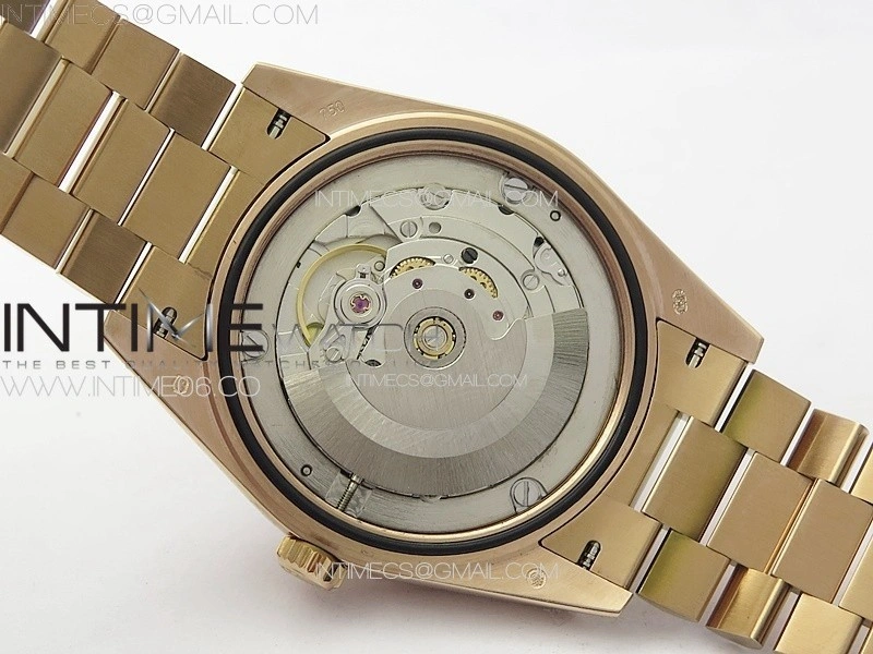 DayDate 40mm 228235 GMF 1:1 Gain Weight RG Tungsten Green Dial Roman Markers on President Bracelet A3255
