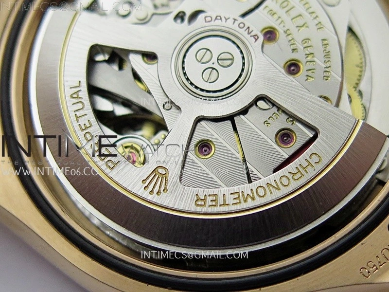 Daytona 126509 904L RG QF Best Edition Black Dial RG Subdial Diamonds Markers On 904L RG Bracelet SA4131