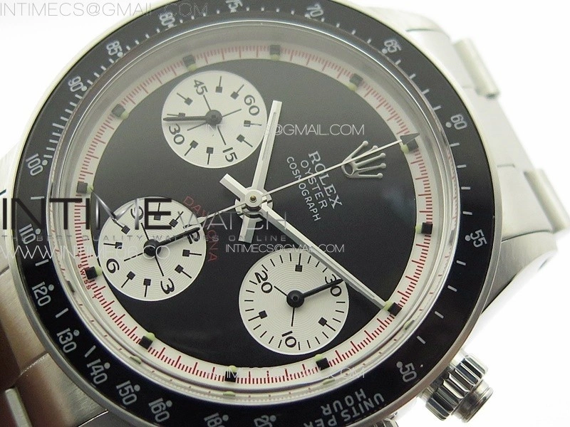 Daytona 6263 SS JKF Best Edition Black Dial Style01 Black Tachymeter Bezel on SS Bracelet Venus 75