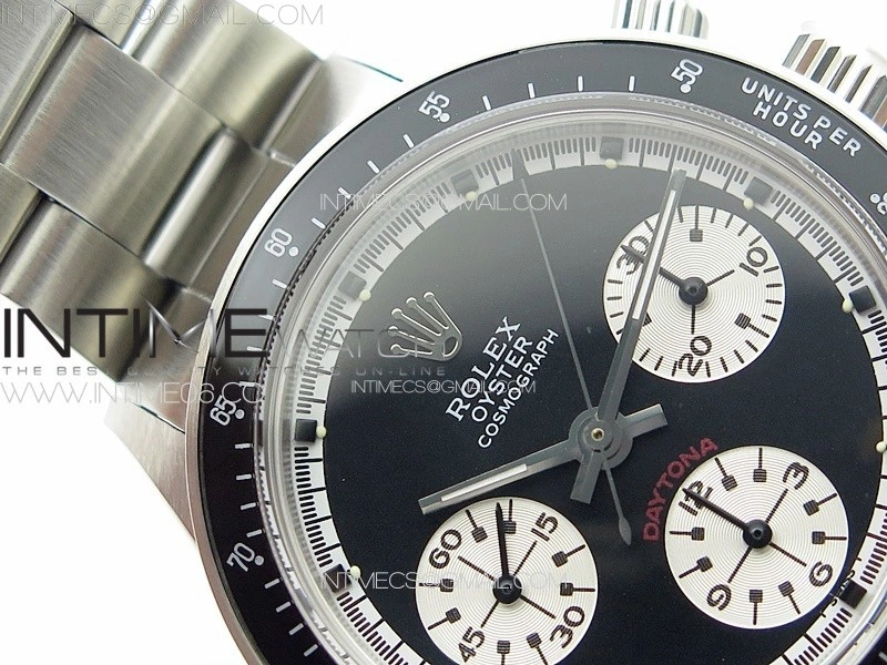 Daytona 6263 SS JKF Best Edition Black Dial Style02 Black Tachymeter Bezel on SS Bracelet Venus 75
