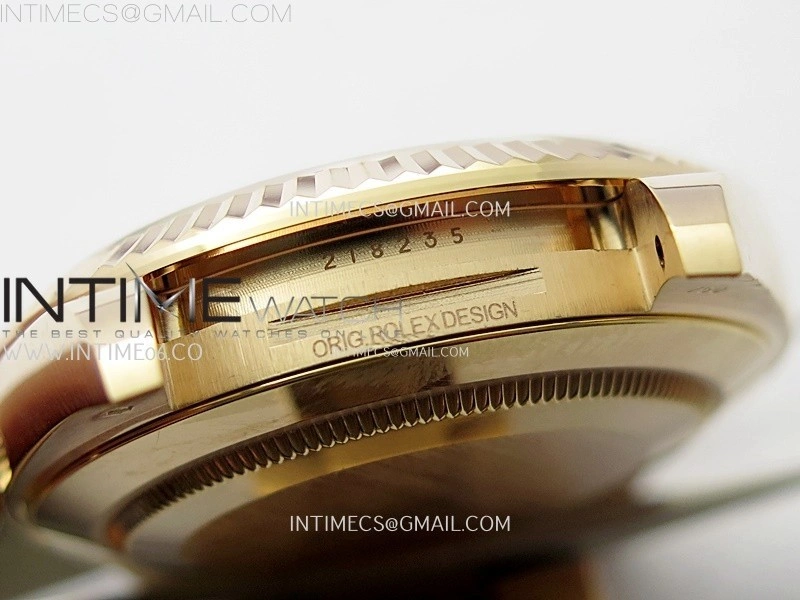 Day Date 228235 40mm 904L RG 1:1 AR+F Best Edition Black Gradient Dial Roman Markers on RG President Bracelet SA3255