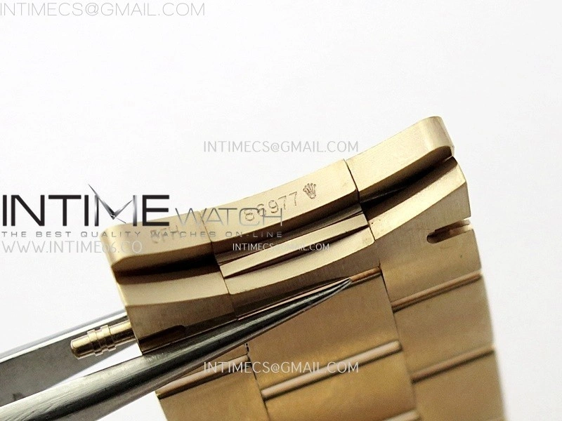 Day Date 228235 40mm 904L RG 1:1 AR+F Best Edition Black Gradient Dial Roman Markers on RG President Bracelet SA3255