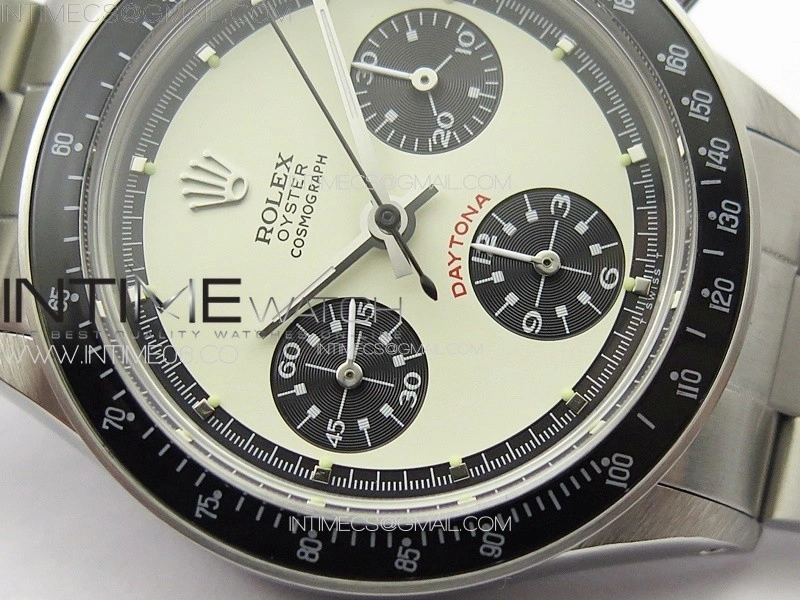 Daytona 6263 SS JKF Best Edition Cream Dial Style01 Black Tachymeter Bezel on SS Bracelet Venus 75