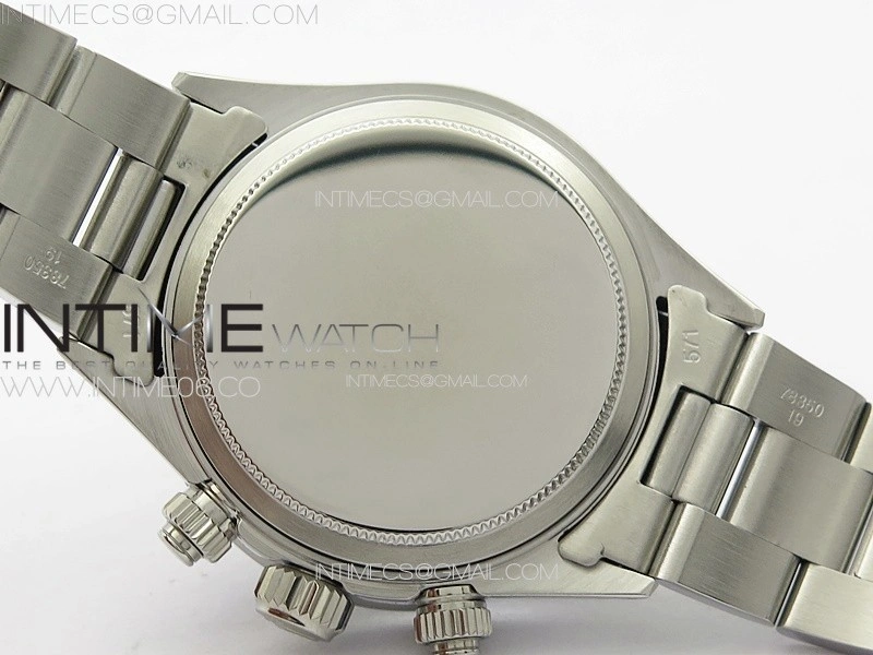 Daytona 6263 SS JKF Best Edition Cream Dial Style01 Black Tachymeter Bezel on SS Bracelet Venus 75