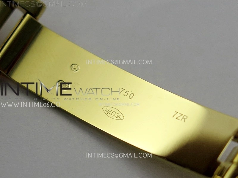 Day Date 228238 40mm 904L YG 1:1 AR+F Best Edition Green Gradient Dial Roman Markers on YG President Bracelet SA3255