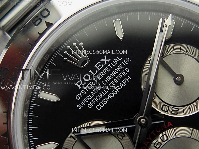 Daytona 126509 QF Gain Weight 1:1 Best Edition Black Dial Silver Subdials on SS Braclet SH4131 V6