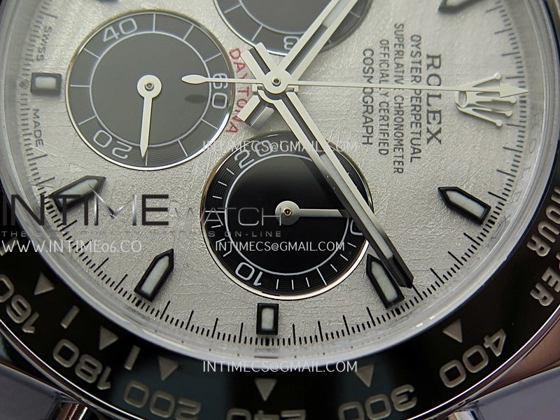 Daytona 126519 QF Gain Weight V11 1:1 Best Edition Real Meteorite Dial On Oysterflex Strap SH4131