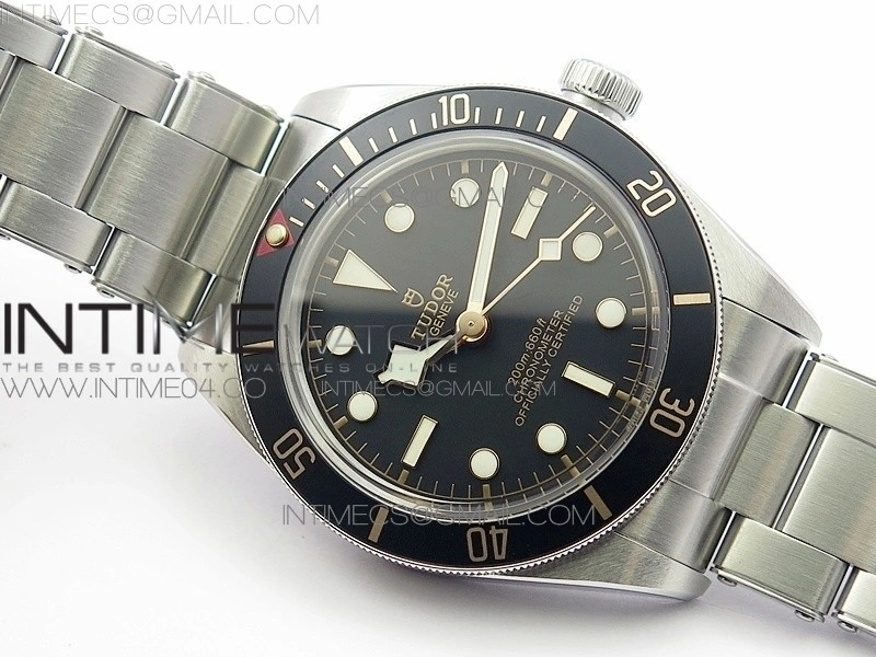 Heritage Black Bay FIFTY EIGHT M79030N 39mm SS V2 ZF 1:1 Best Edition Black Bezel on SS Bracelet A2824