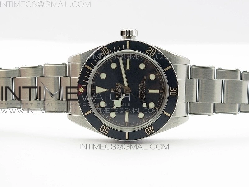 Heritage Black Bay FIFTY EIGHT M79030N 39mm SS V2 ZF 1:1 Best Edition Black Bezel on SS Bracelet A2824
