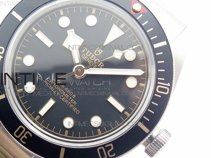 Heritage Black Bay FIFTY EIGHT M79030N 39mm SS V2 ZF 1:1 Best Edition Black Bezel on SS Bracelet A2824