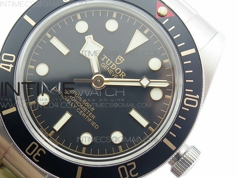 Heritage Black Bay FIFTY EIGHT M79030N 39mm SS V2 ZF 1:1 Best Edition Black Bezel on SS Bracelet A2824