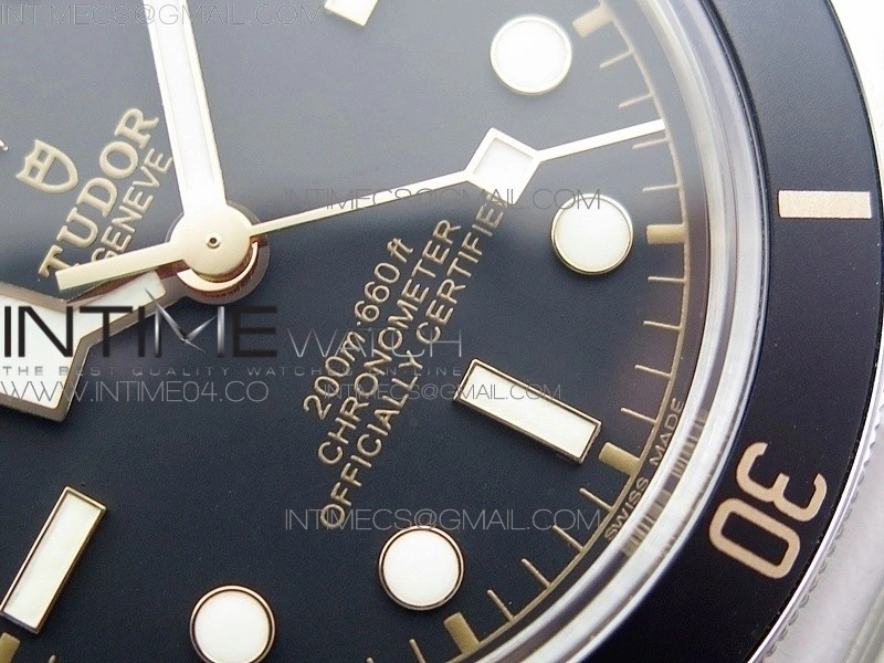 Heritage Black Bay FIFTY EIGHT M79030N 39mm SS V2 ZF 1:1 Best Edition Black Bezel on SS Bracelet A2824