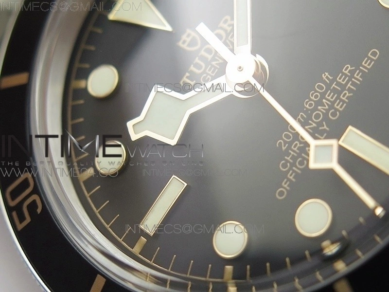Heritage Black Bay FIFTY EIGHT M79030N 39mm SS V2 ZF 1:1 Best Edition Black Bezel on SS Bracelet A2824