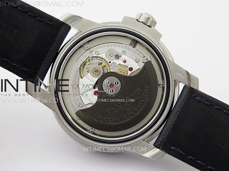 Fifty Fathoms 5008-11B40-52A SS ZF 1:1 Best Edition Blue Dial on Blue Nylon Strap A1151