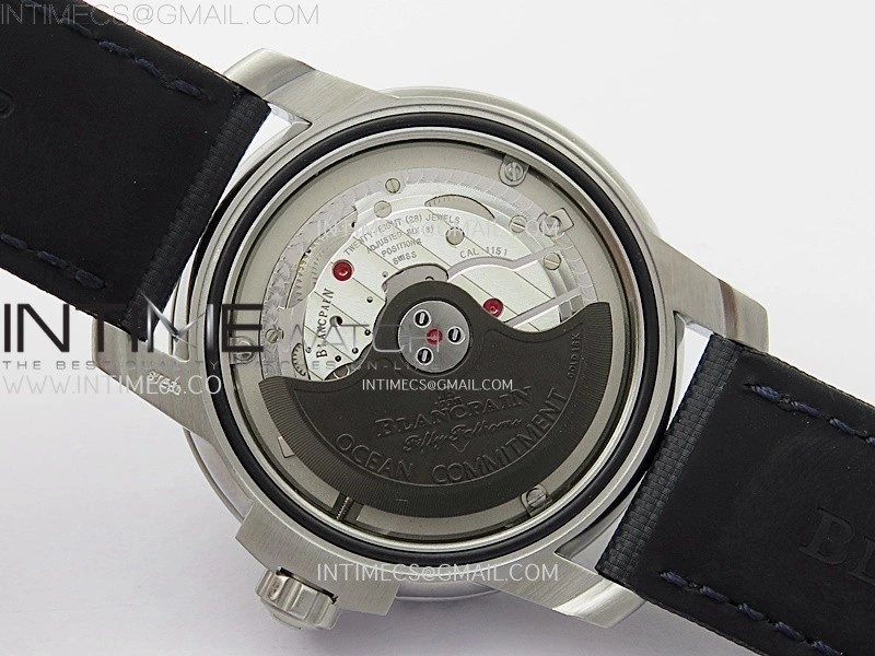 Fifty Fathoms 5008-11B40-52A SS ZF 1:1 Best Edition Blue Dial on Blue Nylon Strap A1151