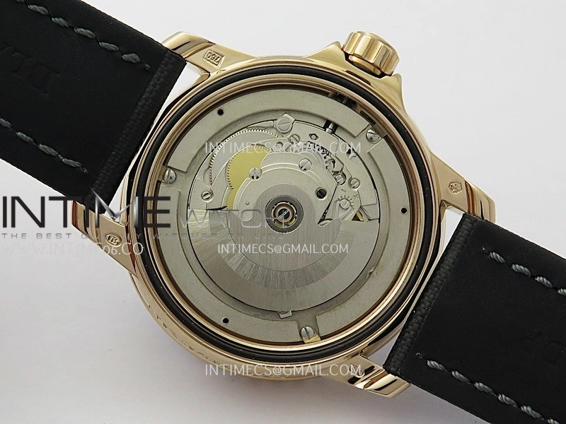 Fifty Fathoms RG ZF 1:1 Best Edition Black Dial On Black Sail-canvas Strap A2836