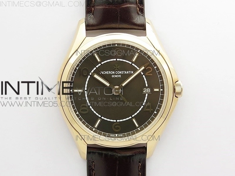 Fiftysix RG 40mm ZF 1:1 Best Edition Brown Dial on Brown Leather Strap A1326