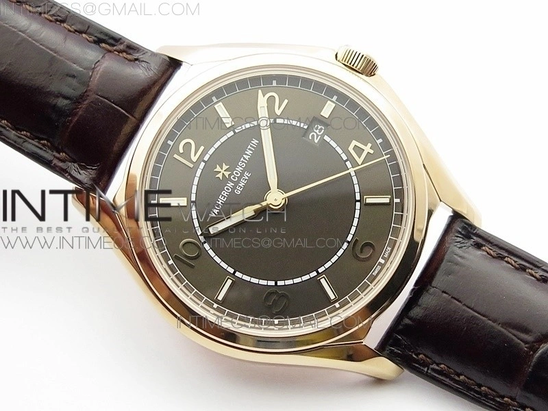 Fiftysix RG 40mm ZF 1:1 Best Edition Brown Dial on Brown Leather Strap A1326