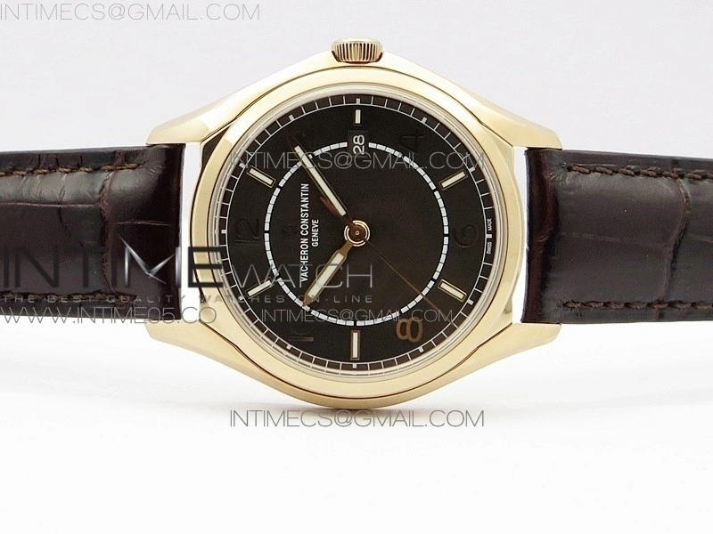 Fiftysix RG 40mm ZF 1:1 Best Edition Brown Dial on Brown Leather Strap A1326