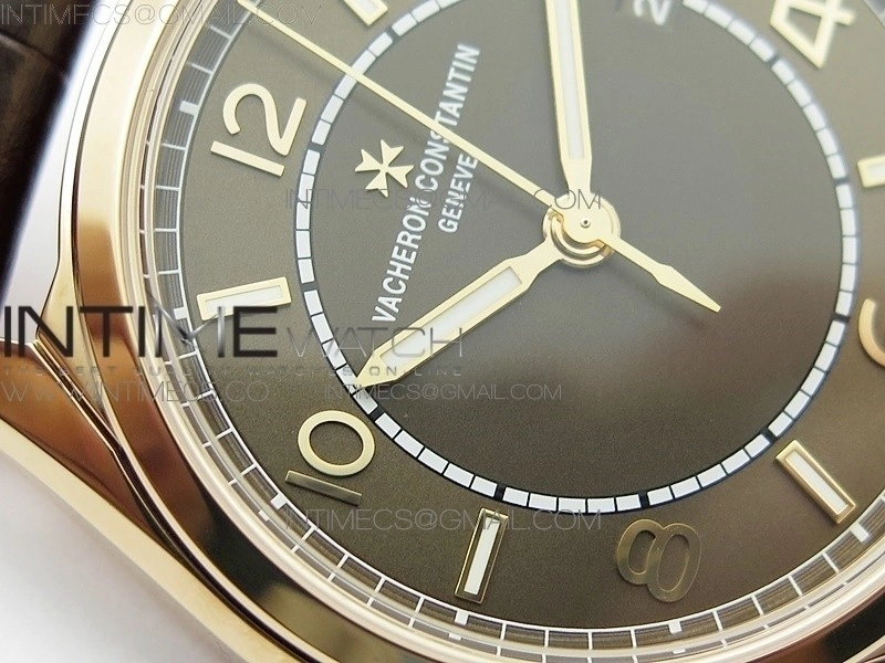 Fiftysix RG 40mm ZF 1:1 Best Edition Brown Dial on Brown Leather Strap A1326