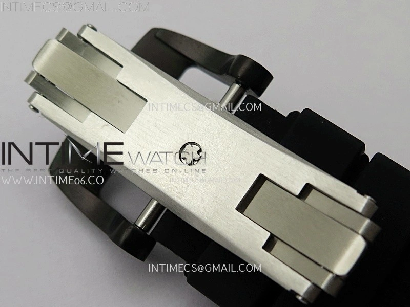 RM053-01 Real Forge Carbon JBF Best Edition Skeleton Dial on Black Rubber Strap Asian Movement