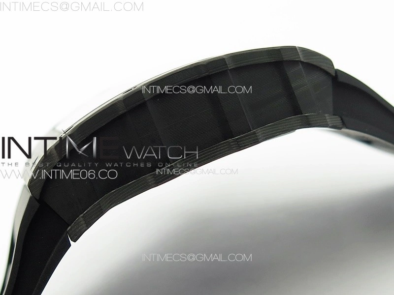RM035-02 Forged Carbon Case KUF Best Edition Black Crown on Black Rubber Strap MIYOTA8215