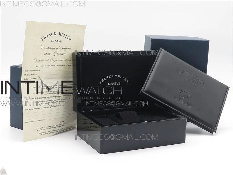 Franck Muller box set with booklet and guarantee paper