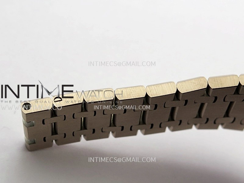 Royal Oak 41mm 15500 RG APSF Free Sprung 1:1 Best Edition Black Textured Dial On RG Bracelet Super Clone A4302