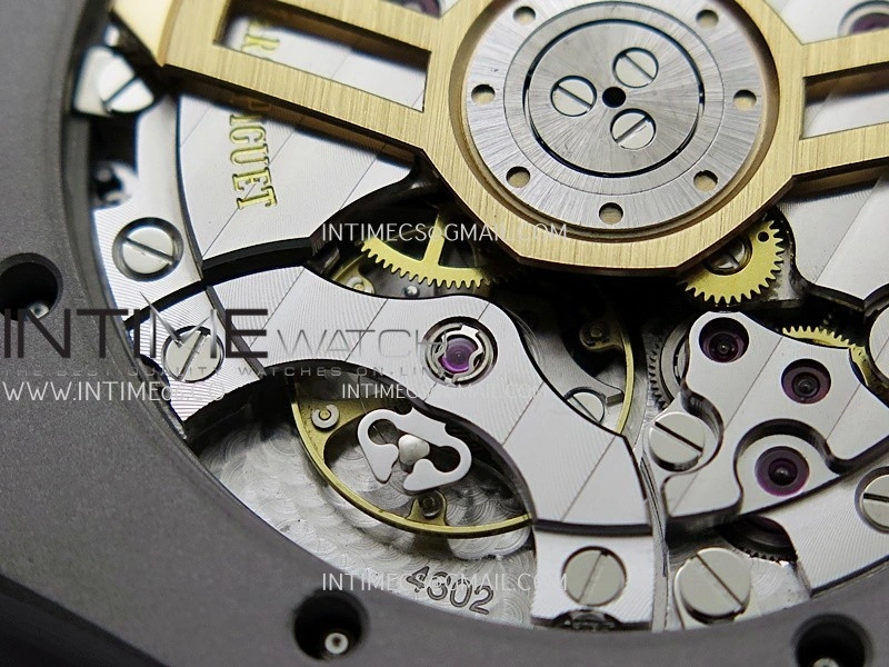 Royal Oak 41mm 15500 SS APSF Free Sprung 1:1 Best Edition Black Textured Dial On SS Bracelet Super Clone A4302