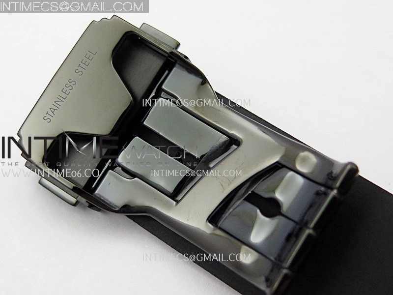 Classic Fusion 42mm Ceramic JJZF 1:1 Best Edition Black Carbon Dial On Black Rubber Strap