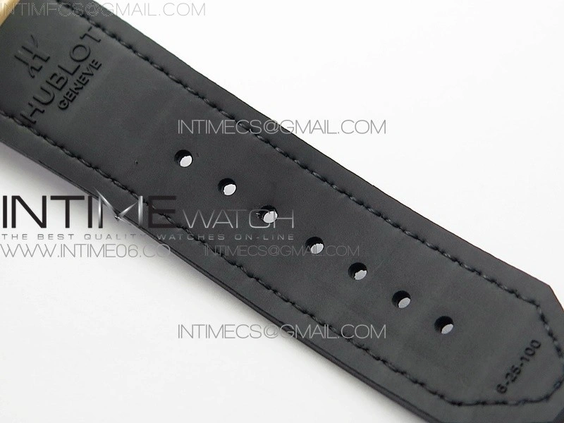 Classic Fusion 42mm RG Paved Diamonds Case Bezel B50F Blue Dial On Blue Gummy Strap A2892