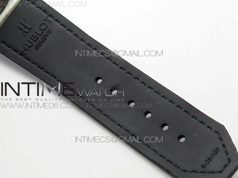 Classic Fusion 42mm SS Paved Diamonds Case Bezel B50F Blue Dial On Blue Gummy Strap A2892