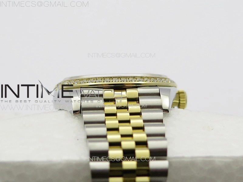 DateJust 36 SS YG 126234 Diamonds Bezel JDF 1:1 Best Edition New YG Dial on Jubilee SS YG Bracelet