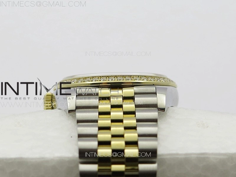 DateJust 36 SS YG 126234 Diamonds Bezel JDF 1:1 Best Edition New YG Dial on Jubilee SS YG Bracelet
