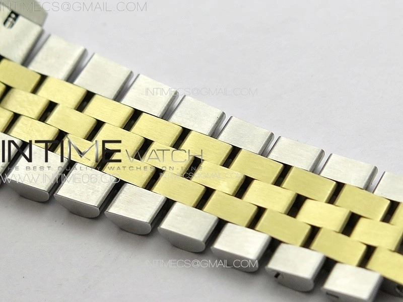 DateJust 36 SS YG 126234 Diamonds Bezel JDF 1:1 Best Edition New YG Dial on Jubilee SS YG Bracelet