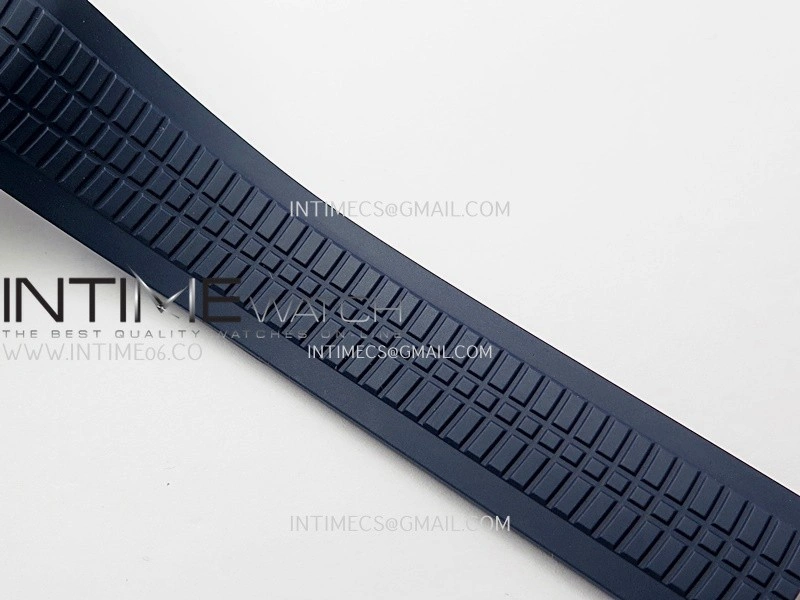 Aquanaut 5168G 42mm SS 3KF 1:1 Best Edition Blue Dial on Blue Rubber Strap A324 Super Clone V2