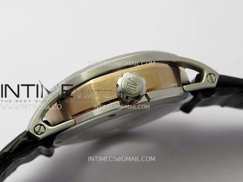 Code 11.59 26600CR SS RG APPF Best Edition Silver Skeleton Dial On Black Leather Strap Asian Tourbillon