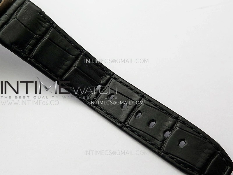 Code 11.59 26600CR SS RG APPF Best Edition Silver Skeleton Dial On Black Leather Strap Asian Tourbillon