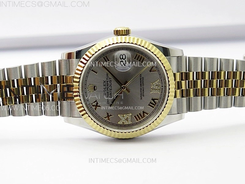 DateJust 36MM 126233 SS YG APSF 1:1 Best Edition Silver Dial Roman Markers on SS YG Jubilee Bracelet SA3235