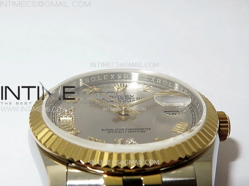 DateJust 36MM 126233 SS YG APSF 1:1 Best Edition Silver Dial Roman Markers on SS YG Jubilee Bracelet SA3235